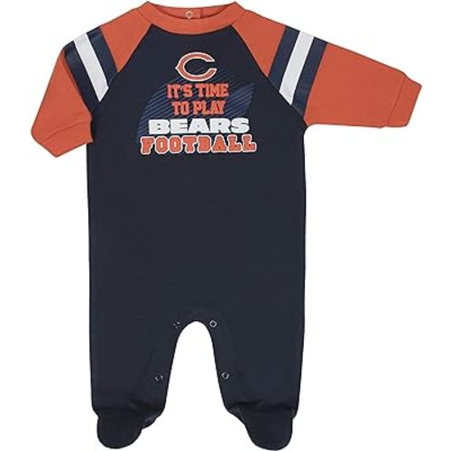 Gerber NFL Unisex Baby Nfl Team Footed Sleep and Play