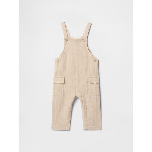 Baby Crinkle Gauze Overalls