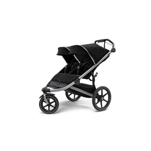 Double Urban Glide 2 Jogging Stroller, Black