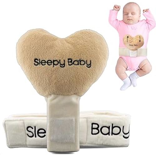 Sleepy Baby Shh White Noise Machine with Gentle Rhythmic Tapping | Mimics Parents Soothing Touch | Adjustable Speeds & Belt | Helps Reduce Constant Holding and Rocking