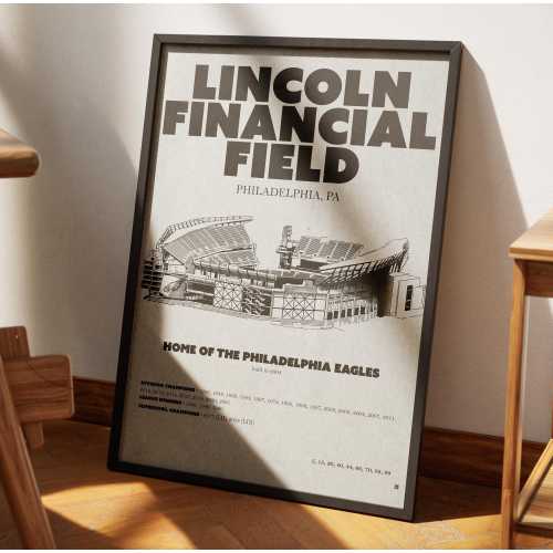 Hand drawn - Lincoln Financial Field, Philadelphia Eagles