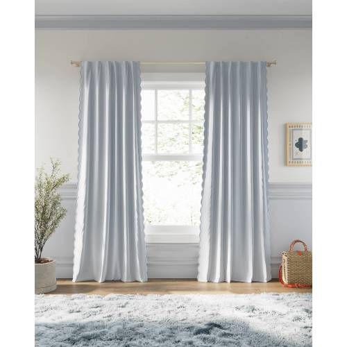 Scallop Edge Blackout Curtain