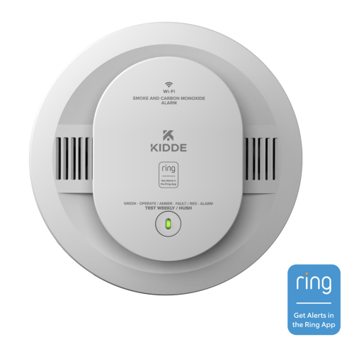 KIDDE Battery Smart Smoke & Carbon Monoxide Alarm for RING CAMERA