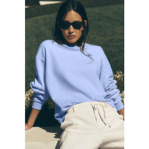 Accolade Crew Neck Pullover - Light Provence Blue