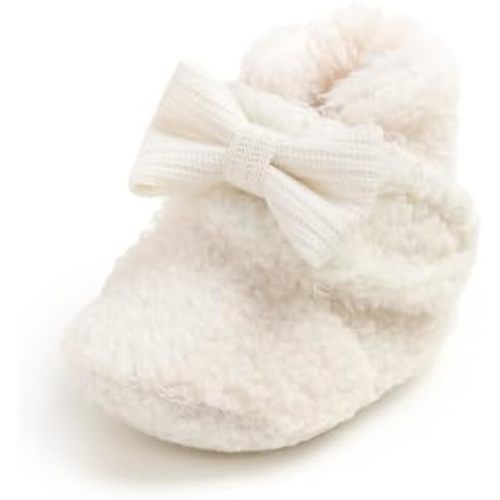 Baby Boys Girls Warm Slippers Infant Winter Soft Sole Booties Newborn First Walking Shoes Socks 0-18M