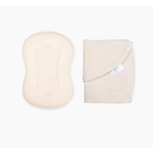 Lounger Curve + Muslin Cover Set | Natural
