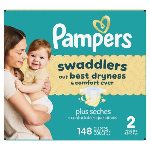 Pampers Swaddlers Sensitive Disposable Diapers - Size 2 - 148ct
