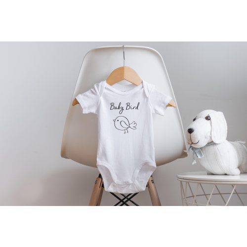 Baby Bird Gerber Onesie® Bodysuit, Boho Baby Shower Gift