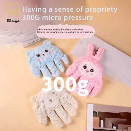 Baby Bunny/Bear Soothing Palms Cute Rechargeable Automatic Startle - TikTok Shop