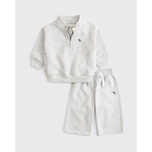baby essential icon quarter-zip set