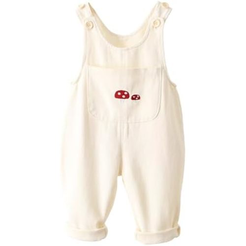 SEAUR Baby Boy Sleeveless Baggy Jumpsuit Baby Girl Vintage Summer Overalls Wide Leg Adjustable Jumpsuit 6 Months-5 Years