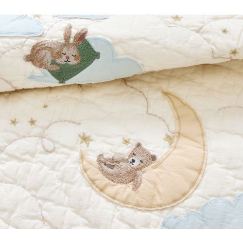 Night Sky Organic Baby Quilt | Pottery Barn Kids