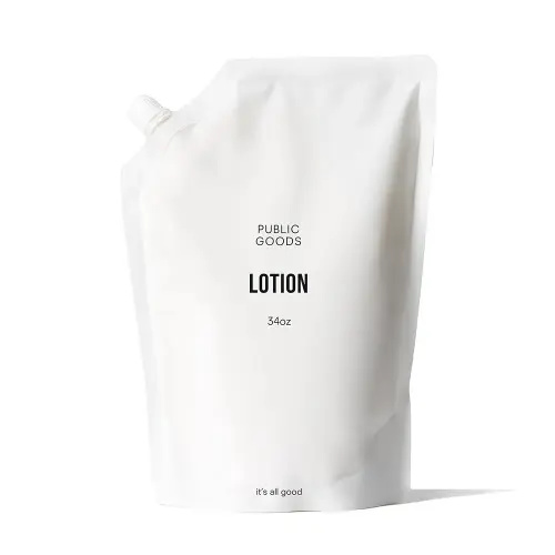 Public Goods Body & Hand Lotion for Women & Men | Natural Moisturizing Daily Lotion for Dry & Itchy Skin | Paraben & Sulfate Free | Made with Organic Essential Oils | Made in Canada | 34 Fl Oz Refill
