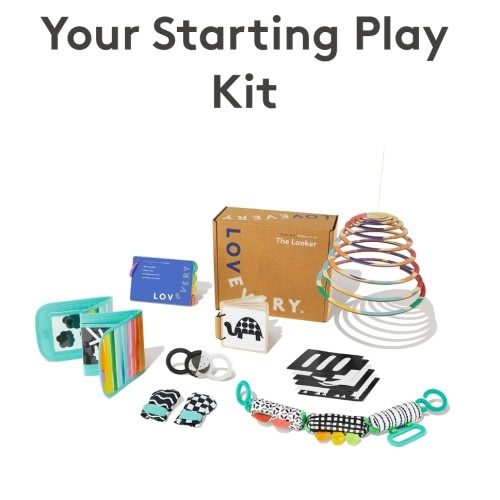 Lovevery Starting Play Kit Subscription | Learning Through Play for Your Child's Developing Brain