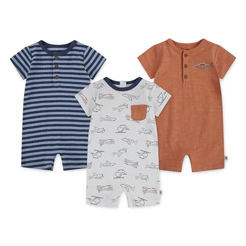 HUGGIES unisex-baby Multi-pack Short Sleeve Romper