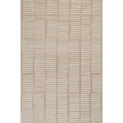 Nuloom Kailani Geometric Machine Washable Area Rug, 5' x 8', Cream