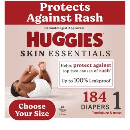 Huggies Skin Essentials Baby Diapers, Sizes 1-6 - Samsclub.com