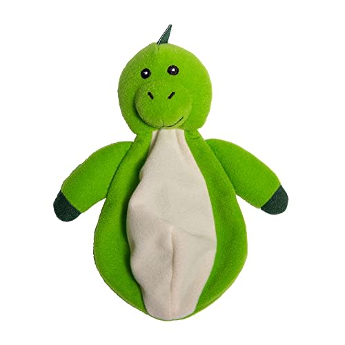 J.L. Childress BooBooZoo Reusable Kids Ice Pack - Soft Buddy Compress, First Aid Cool Pack for Babies & Toddlers, for Minor Injuries, Bumps, Aches, & Bruises - Dinosaur