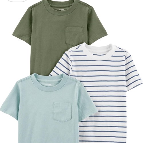Simple Joys by Carter's Baby Boys' 3-Pack Short-Sleeve Tee Shirts