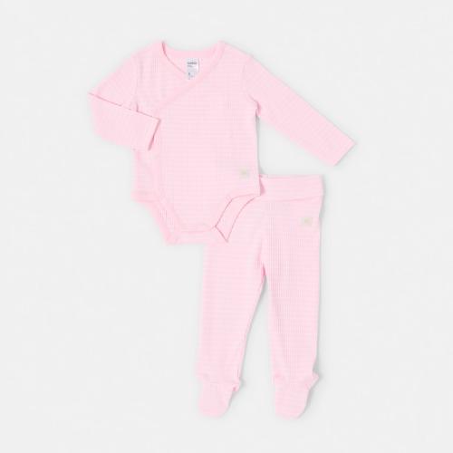 2 Piece Long Sleeve Wrap Newborn Set - Kmart