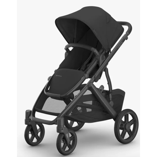 UPPAbaby Vista V3 Stroller - Jake-Charcoal/Black Leather