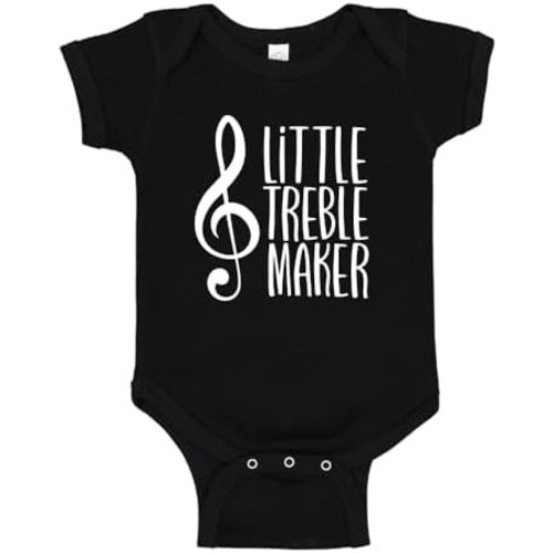 Little Treble Maker Music Baby Bodysuit One Piece or Toddler T-Shirt Future Musician Baby Outfit