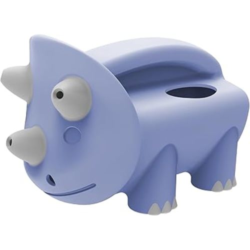 Dr. Brown’s CleanUp Pour & Roar Watering Can, Baby Bath Essentials Kids Toy, 6+ Months BPA Free, Certified Plastic Neutral