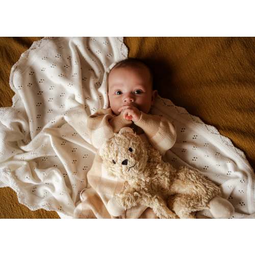 Rupert The Bear Lovey ~ 100% Organic Egyptian Cotton-