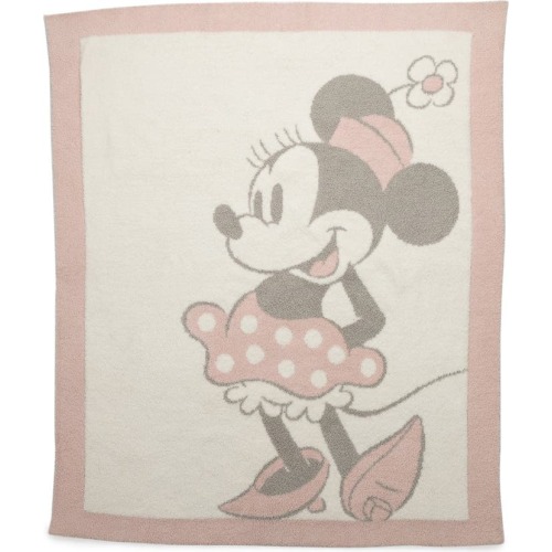 Barefoot Dreams® Cozychic™ Disney Mickey/Minnie Mouse Blanket, Dusty Rose Multi