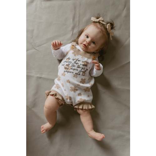 Far More Precious Floral Knit Romper – OUR HOUSE ABOVE