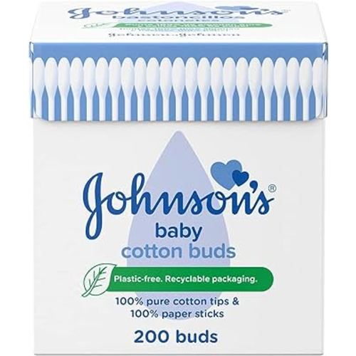 Johnson's Baby Cotton Buds - 1 X 200 Drum