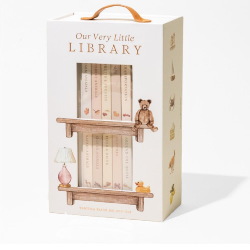 Our Very Little Library Board Book Set: A Foundational Language Vocabulary Board Book Set for Babies (Tabitha Paige Children's Book Series)