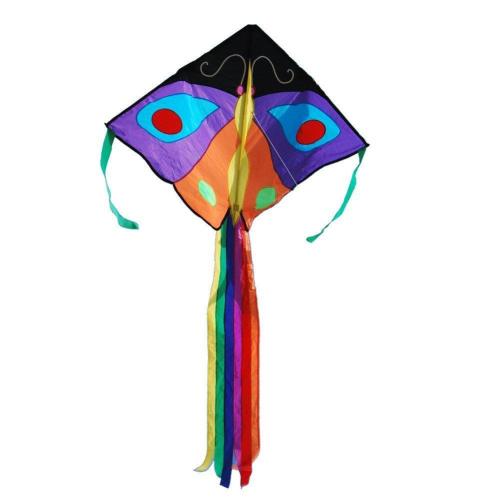 46" Large Easy Flyer Kite - Purple & Orange Butterfly