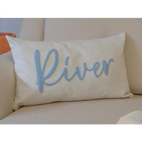 Custom Name Pillow Cover: Baby Boy Nursery Decor, Handmade Punch Needle Pillow, Monogram Pillow, New Mom Gift, Newborn Gift, Dorm Room Decor