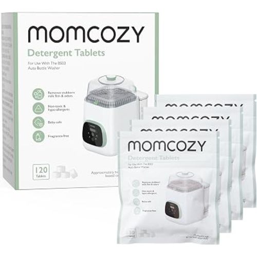 Momcozy Official Detergent Tablets for Momcozy Bottle Washers, 120 Tablets