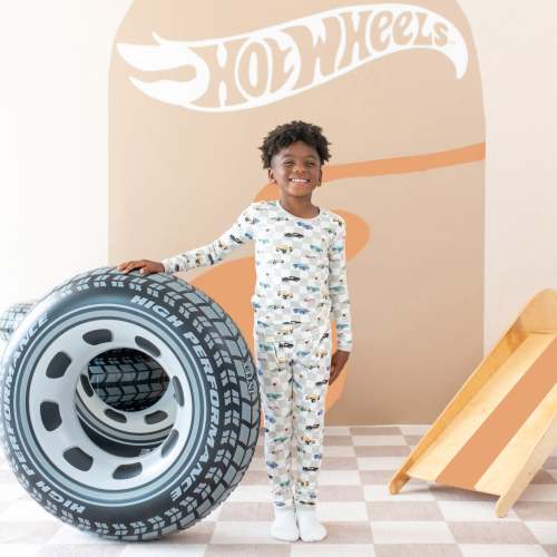 Hot Wheels Cars Long Sleeve Pajamas | Kyte Baby