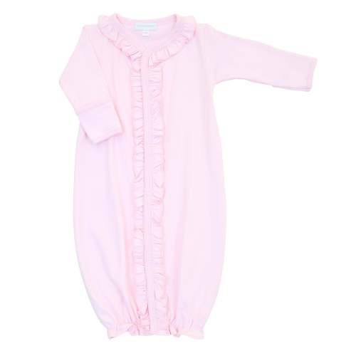 Solid Essentials Ruffle Converter - Pink with Pink Trim – Magnolia Baby