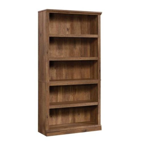 Sauder 5 Shelf Bookcase Vintage Oak