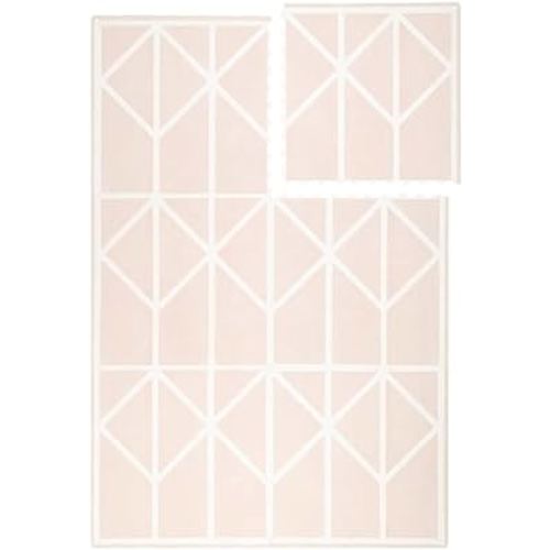 Toddlekind Playmat - Premium Foam Playmat, 4 x 6 feet Premium Quality Foam Play Mat for Babies/Toddlers, Stylish, Non-Toxic, Odorless, Nordic-Vintage Nude (Light Pink)