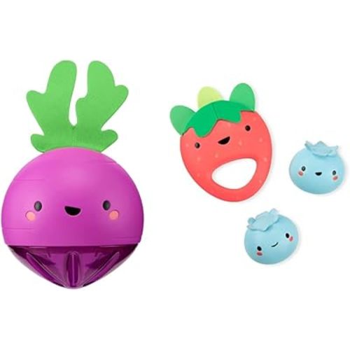 Skip Hop Baby Musical Toy Set, Farmstand, Berry Cute Band and Developmental Learning Crawl Toy Beetbox