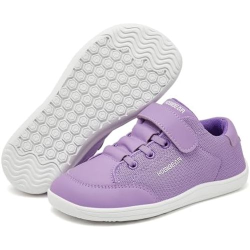 HOBIBEAR Kids Barefoot Shoes Wide Toe Box Zero Drop for Toddler Little Big Kid Boys Girls Walking Sneaker
