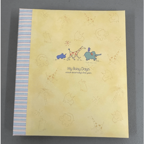 VTG 2003 John Lennon Baby Keepsakes Looseleaf Memory Book Album My Busy Days