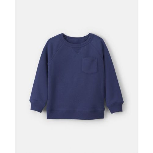 Toddler Boy Fleece Pullover Sweatshirt - Navy Blue | Carter's