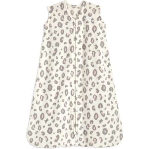 HALO Sleepsack 100% Cotton Wearable Blanket, Micro-Fleece, TOG 1.0, Leopard Pink, Medium