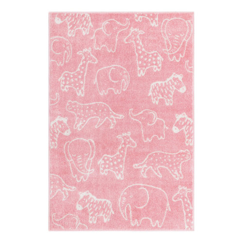 Unique Loom Whimsy Safari Animals Kid Rug & Reviews | Wayfair