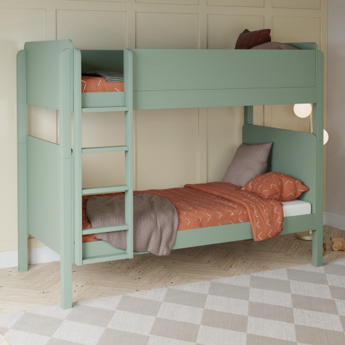 babyletto TipToe Convertible Bunk Bed - Light Sage