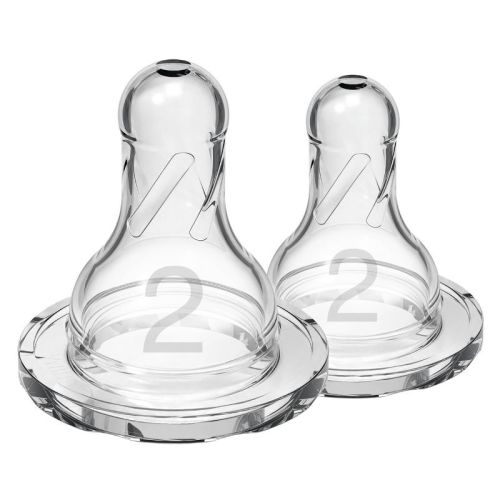 Dr. Browns Standard Bottle with Level 2 Nipple (2 Pack)