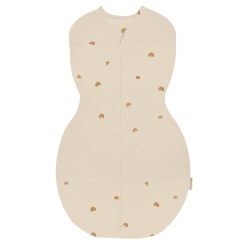Baby Sleep Sack | Sleepea Swaddle | Tan Rainbows Size Small