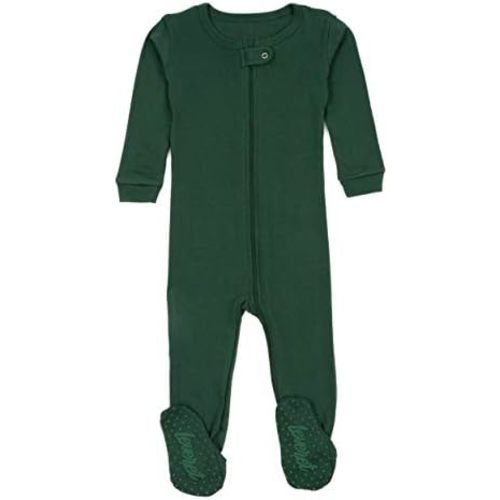 Leveret Kids Pajamas Baby Boys Girls Footed Pajamas Sleeper 100% Cotton Striped (Size 6-12 Months-5 Toddler)