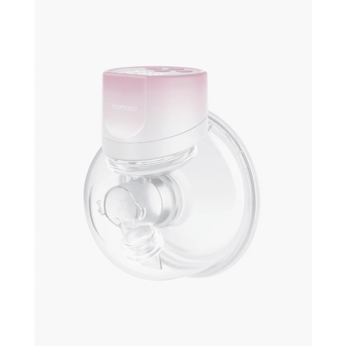 Momcozy S12 Pinky Pro Electric Hands Free Breast Pump Wearable, 24mm 1 Pack Pink